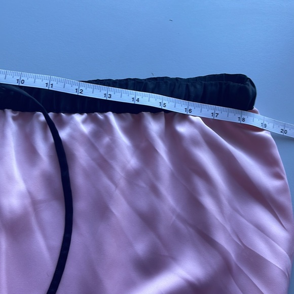 Valerie Stevens 2 piece silky pajama set pants and tops pink and black XL - Picture 11 of 12